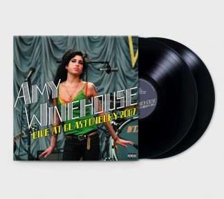 Okładka płyty winylowej artysty Amy Winehouse o tytule Live At Glastonbury