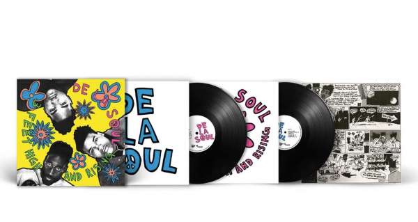 Okładka płyty winylowej artysty De La Soul o tytule 3 Feet High And Rising