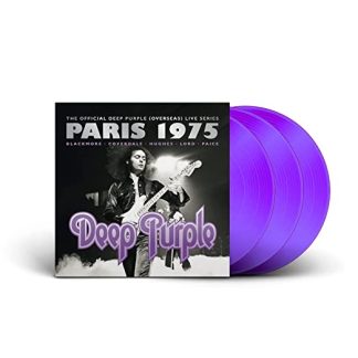 Okładka płyty winylowej artysty Deep Purple o tytule Live in Paris 1975
