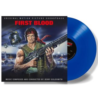 Okładka płyty winylowej artysty Jerry Goldsmith o tytule Rambo
