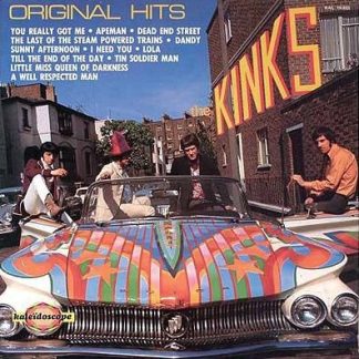 Okładka płyty winylowej artysty The Kinks o tytule Original Hits