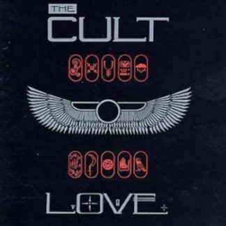 Okładka płyty winylowej artysty The Cult o tytule Love