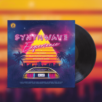 Okładka płyty winylowej artysty VA o tytule Synthwave Experience