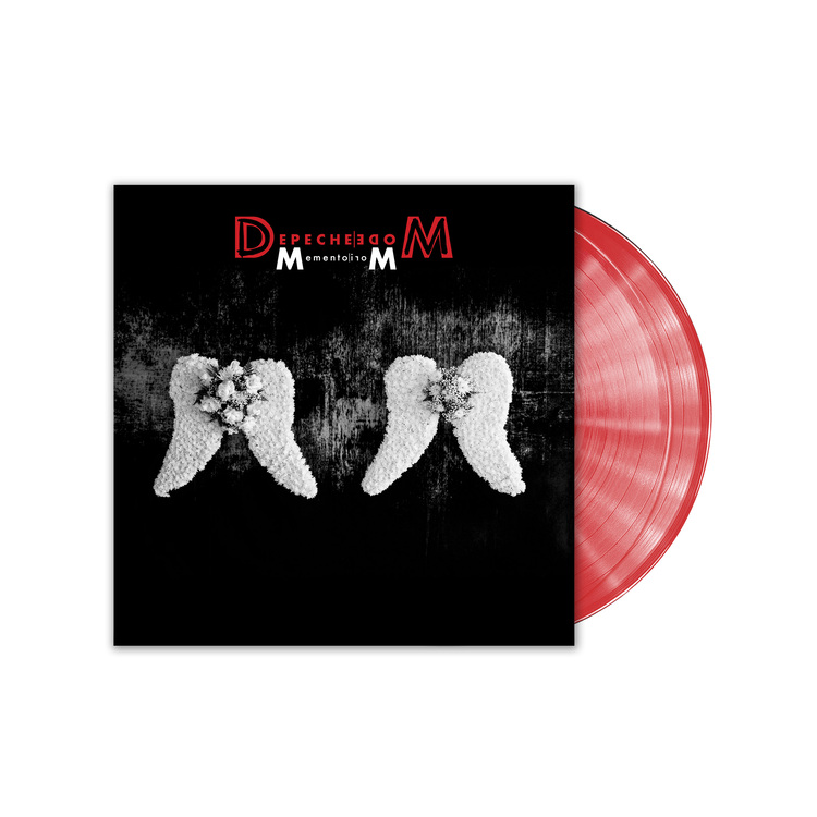 Okładka płyty winylowej artysty Depeche Mode o tytule Memento Mori Red Vinyl