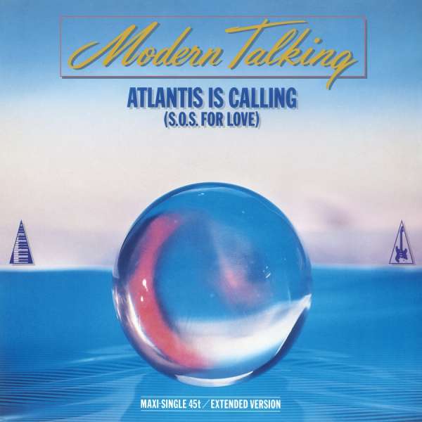 Okładka płyty winylowej artysty Modern Talking o tytule Atlanta Is Calling