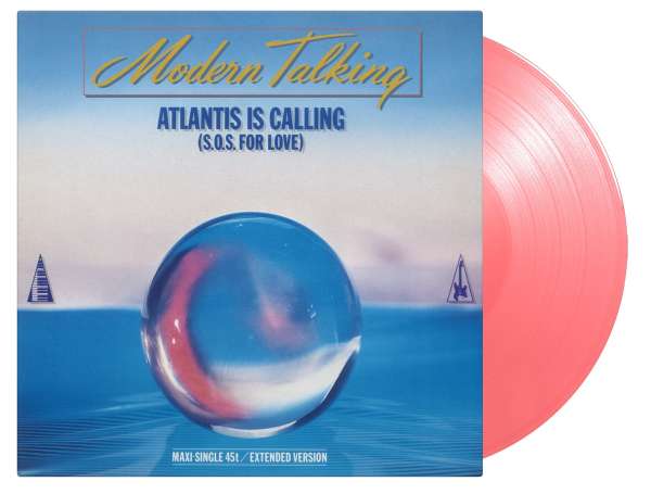 Okładka płyty winylowej artysty Modern Talking o tytule Atlanta Is Calling