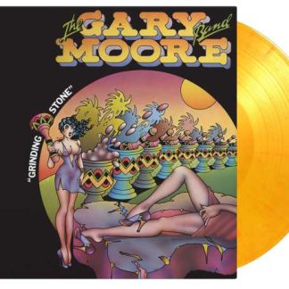 Okładka płyty winylowej artysty Gary Moore o tytule Grinding Stone