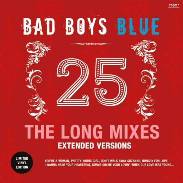 Okładka płyty winylowej artysty artysty Bad Boys Blue o tytule 25-The Long Mixes