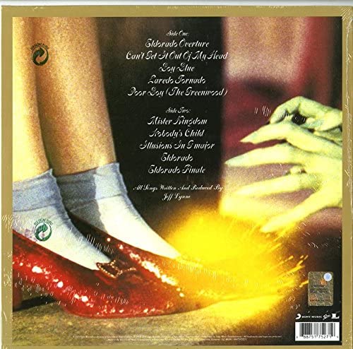 Okładka płyty winylowej artysty Electric Light Orchestra o tytule Eldorado