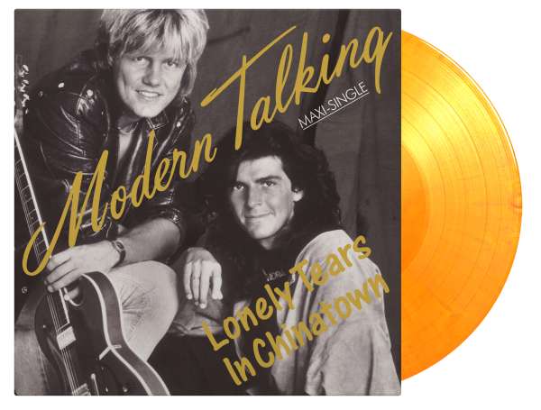 Okładka płyty winylowej artysty Modern Talking o tytule Lonely Tears in Chinatown