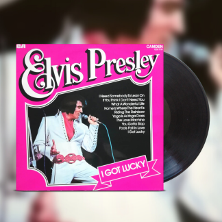 Okładka płyty winylowej artysty Elvis Presley o tytule I Got Lucky