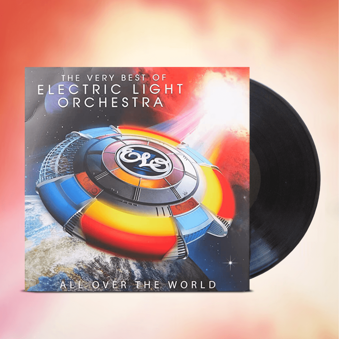 Okładka płyty winylowej artysty Electric Light Orchestra o tytule The Very Best of ELO