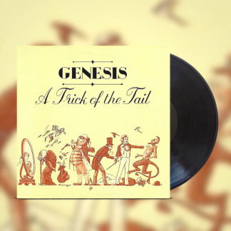 Okładka płyty winylowej artysty Genesis o tytule A Trick Of The Tail