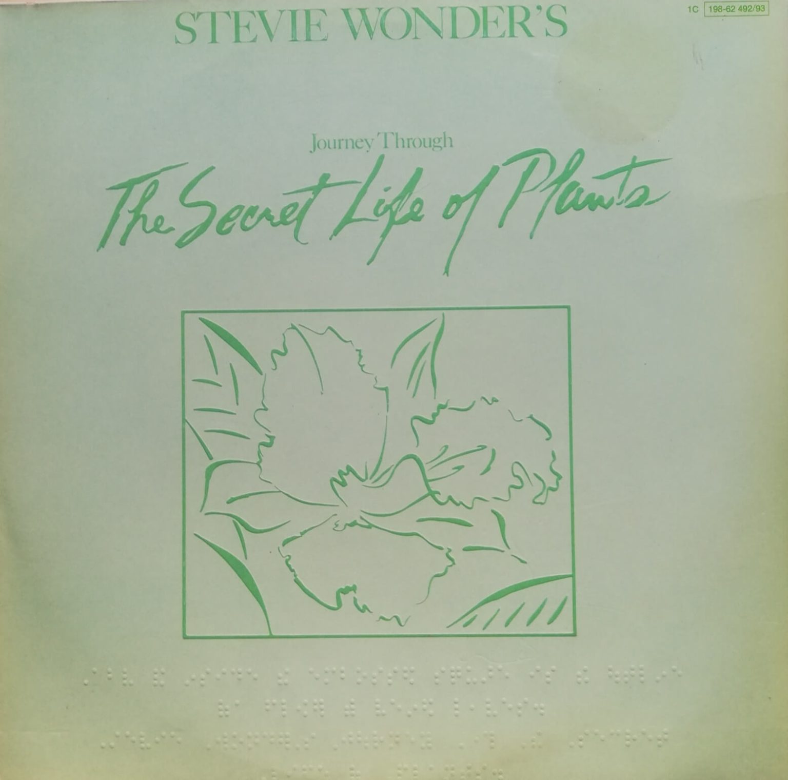 Okładka płyty winylowej artysty Stevie Wonder o tytule Stevie Wonder’s Journey Through The Secret Life Of Plants