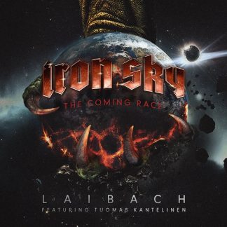 Okładka płyty winylowej artysty Laibach o tytule IRON SKY : THE COMING RACE