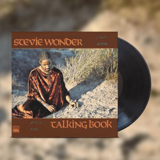 Okładka płyty winylowej artysty Stevie Wonder o tytule Talking Book