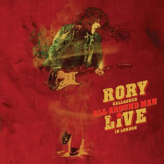 Okładka płyty winylowej artysty Rory Gallagher o tytule All Around Man - Live in London