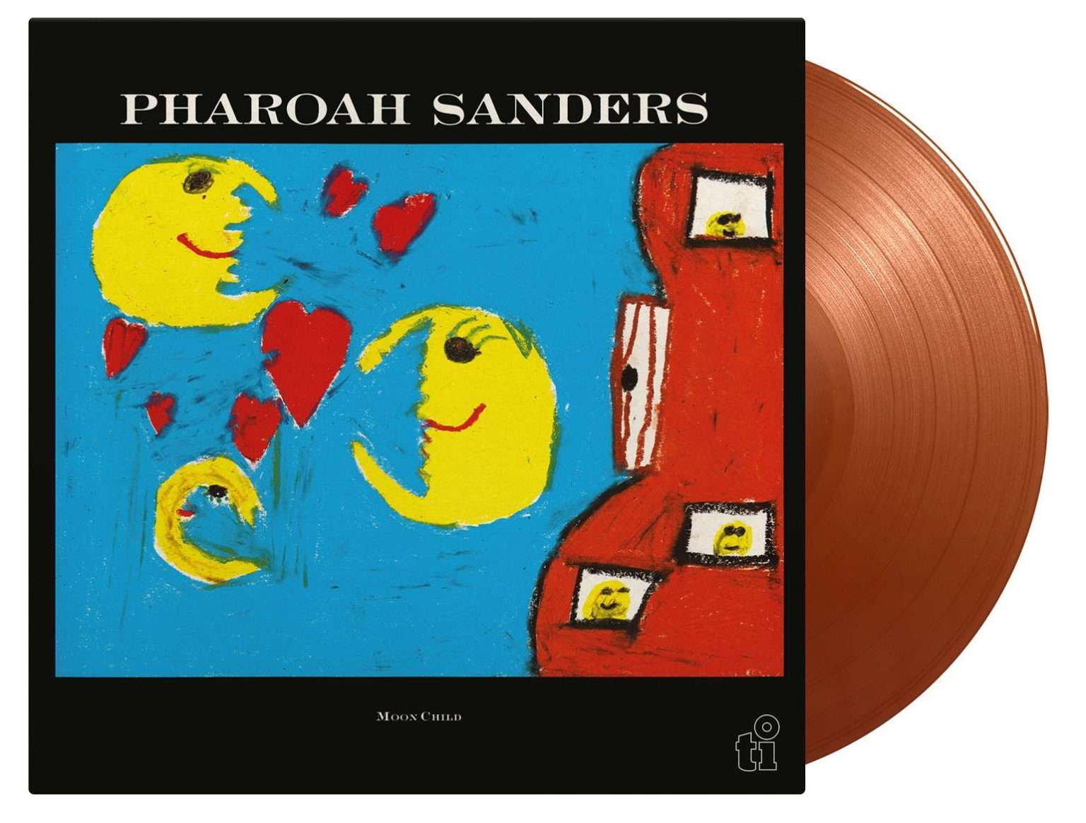 Okładka płyty winylowej artysty Pharoah Sanders o tytule Moon Child