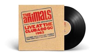 Okładka płyty winylowej artysty The Animals o tytule Live at the Club a Go Go