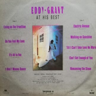 Okładka płyty winylowej artysty Eddy Grant o tytule At His Best