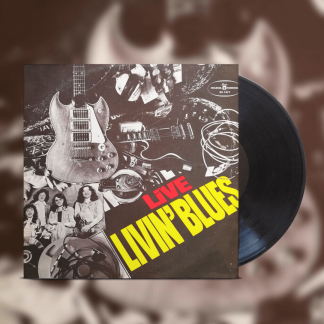 Okładka płyty winylowej artysty Livin' Blues o tytule Live