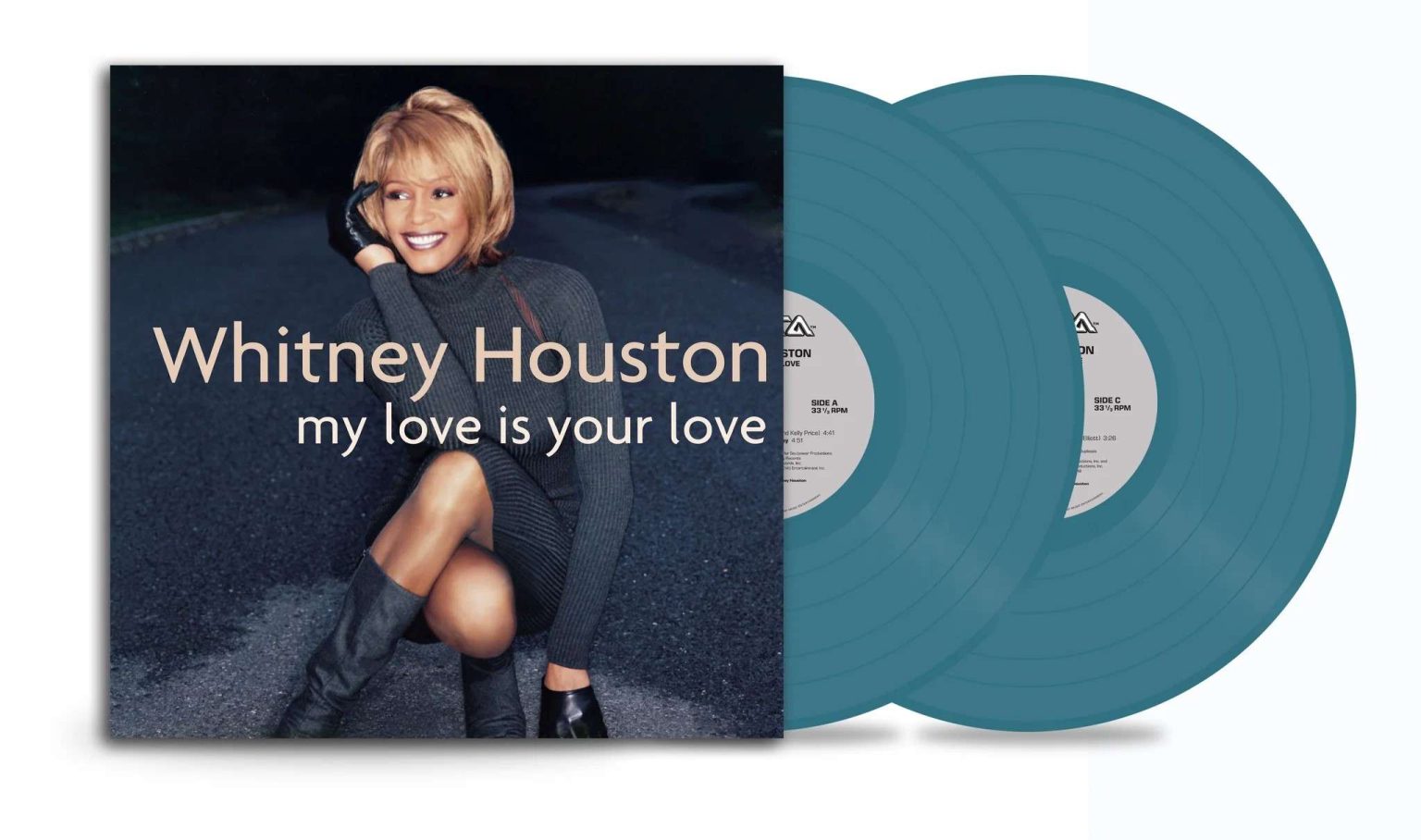 Okładka płyty winylowej artysty Whitney Houston o tytule My Love Is Yor Love
