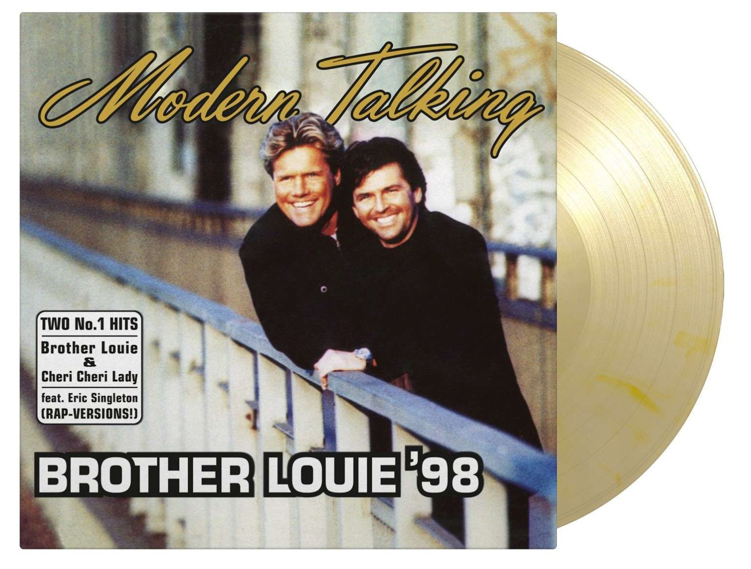 Okładka płyty winylowej artysty Modern Talking o tytule Brother Louie '98