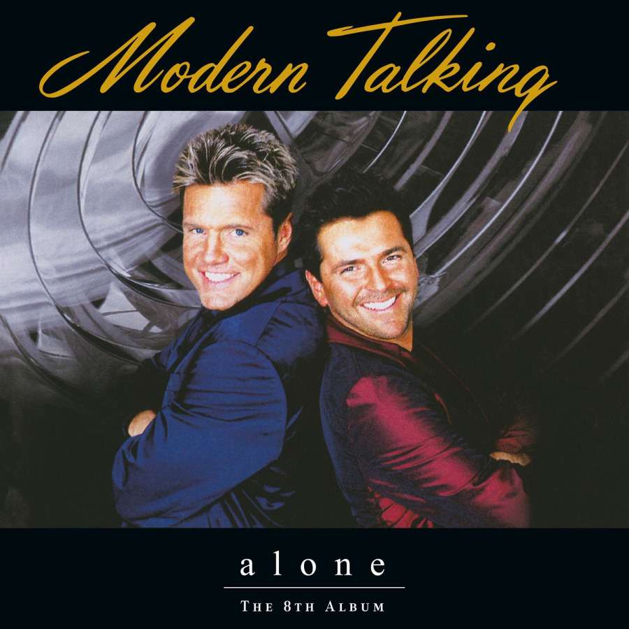 Okładka płyty winylowej artysty Modern Talking o tytule Alone