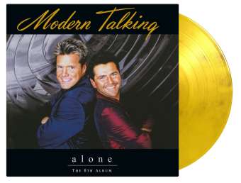 Okładka płyty winylowej artysty Modern Talking o tytule Alone