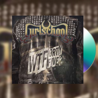 Okładka płyty CD artysty Girlschool o tytule WTFortyfive?