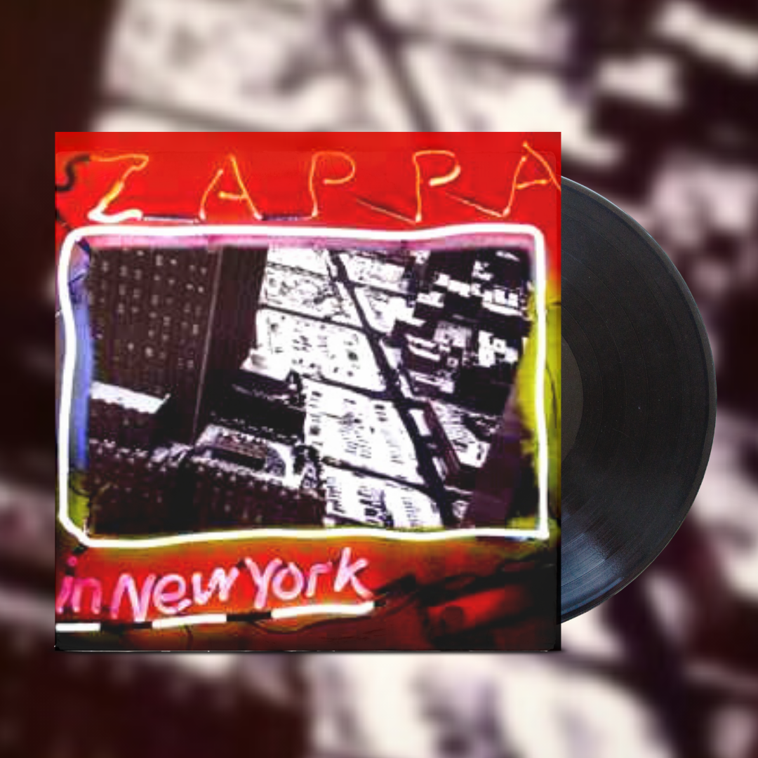 Okładka płyty winylowej artysty Frank Zappa o tytule In New York