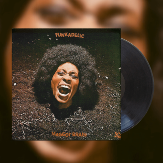 Okładka płyty winylowej artysty Funkadelic o tytule Magot Brain