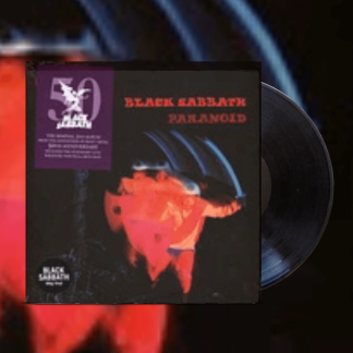 Okładka płyty winylowej wykonawcy Black Sabbath o tytule Paranoid