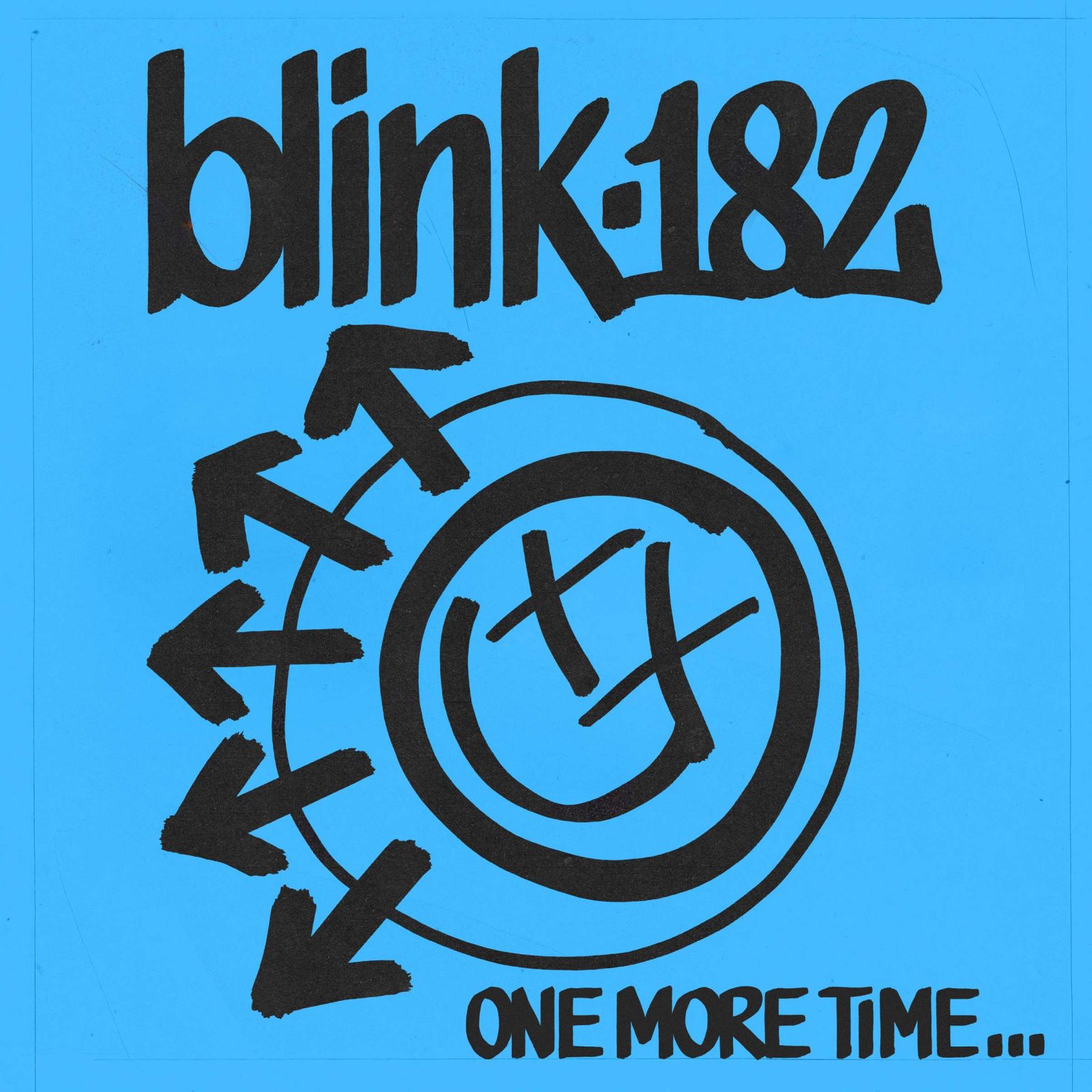 Okładka płyty CD artysty Blink-182 o tytule One More Time...