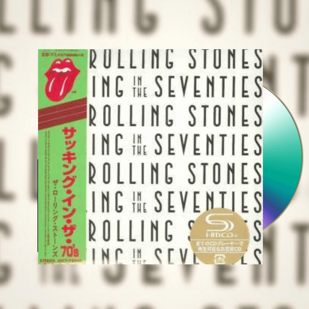 Okładka płyty CD artysty The Rolling Stones o tytule Sucking In The Seventies