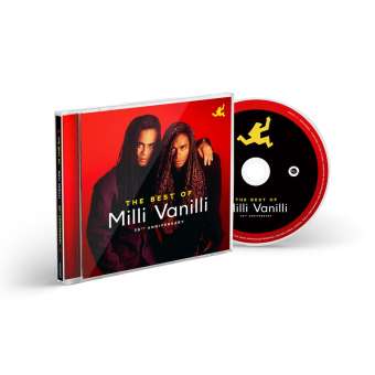 Okładka CD artysty Milli Vanilli tytule The Best Of Milli Vanilli
