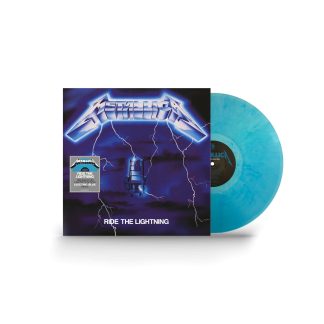 Okładka płyty winylowej artysty Metallica o tytule Ride The Lightning