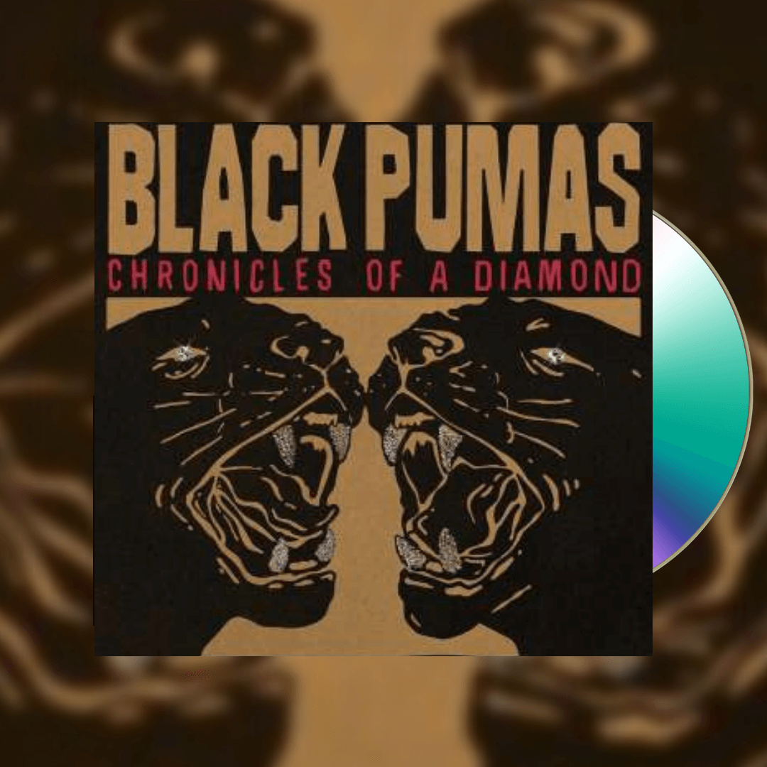 Okładka płyty CD artysty Black Pumas o tytule Chronicles of a Diamond