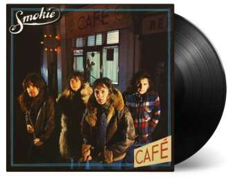 Okładka płyty winylowej artysty Smokie pod tytułem Midnight Cafe