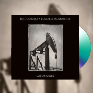 Okładka płyty CD artysty Lol Tolhurst & Budgie & Jacknife Lee o tytule Los Angeles