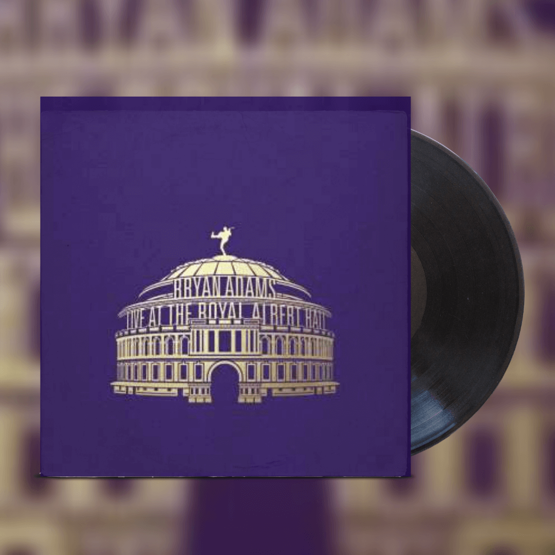 Okładka płyty winylowej artysty Bryan Adams pod tytułem Live At The Royal Albert Hall