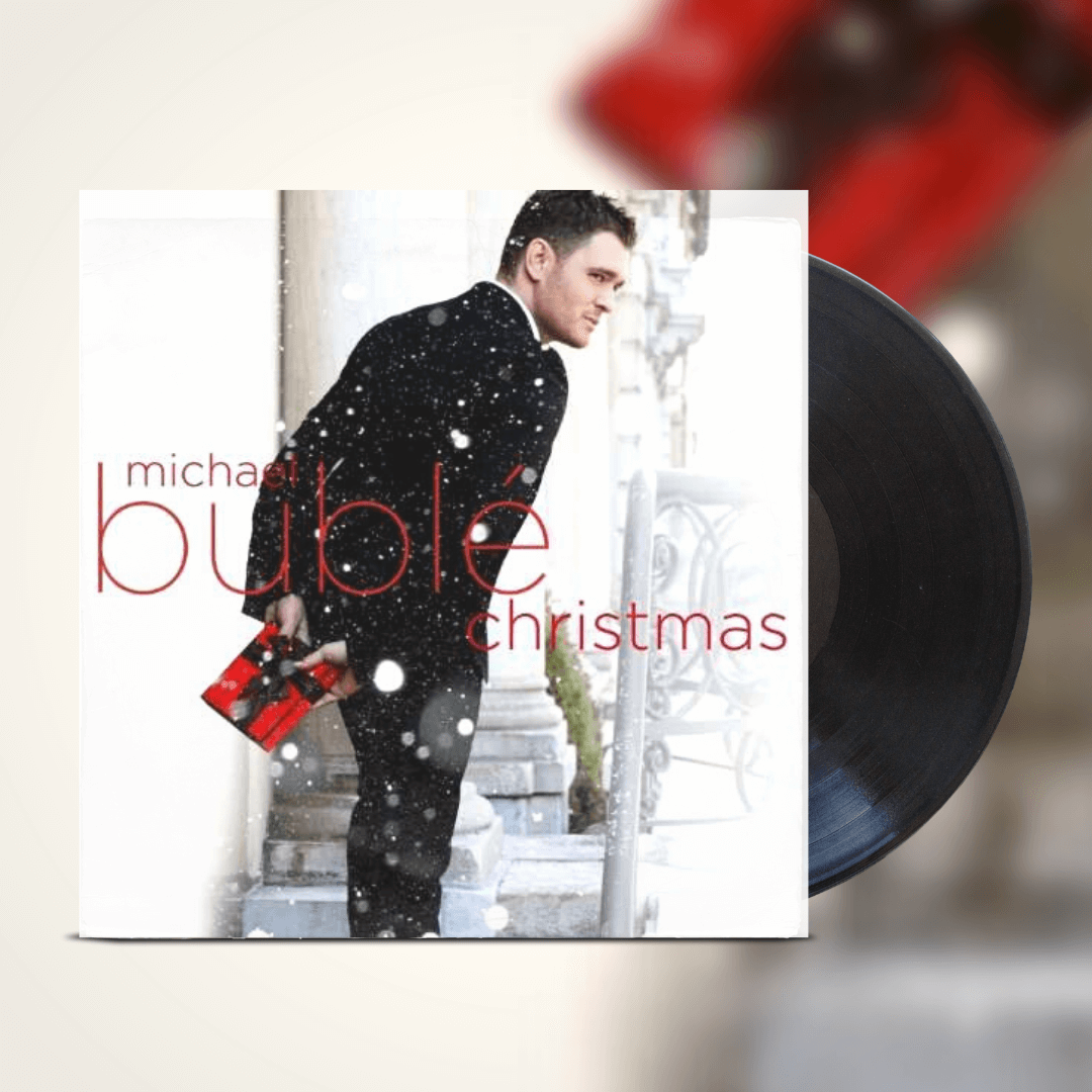 Okładka płyty winylowej artysty Michael Buble o tytule Christmas
