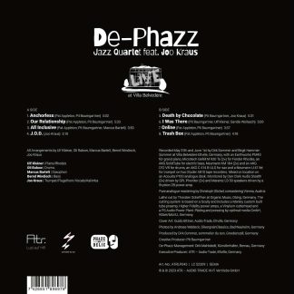 Okładka płyty winylowej artysty DePhazz o tytule Live At Villa Belvedere