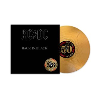 Okładka płyty winylowej artysty AC/DC o tytule Back in Black