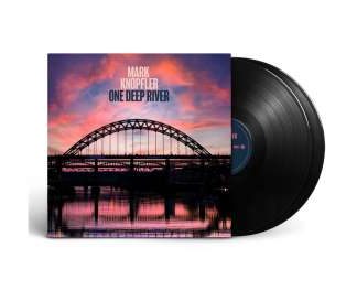 Okładka płyty winylowej artysty Mark Knopfler o tytule One Deep River
