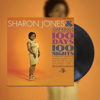 Okładka płyty winylowej artysty Sharon Jones o tytule100 Days 100 Nights