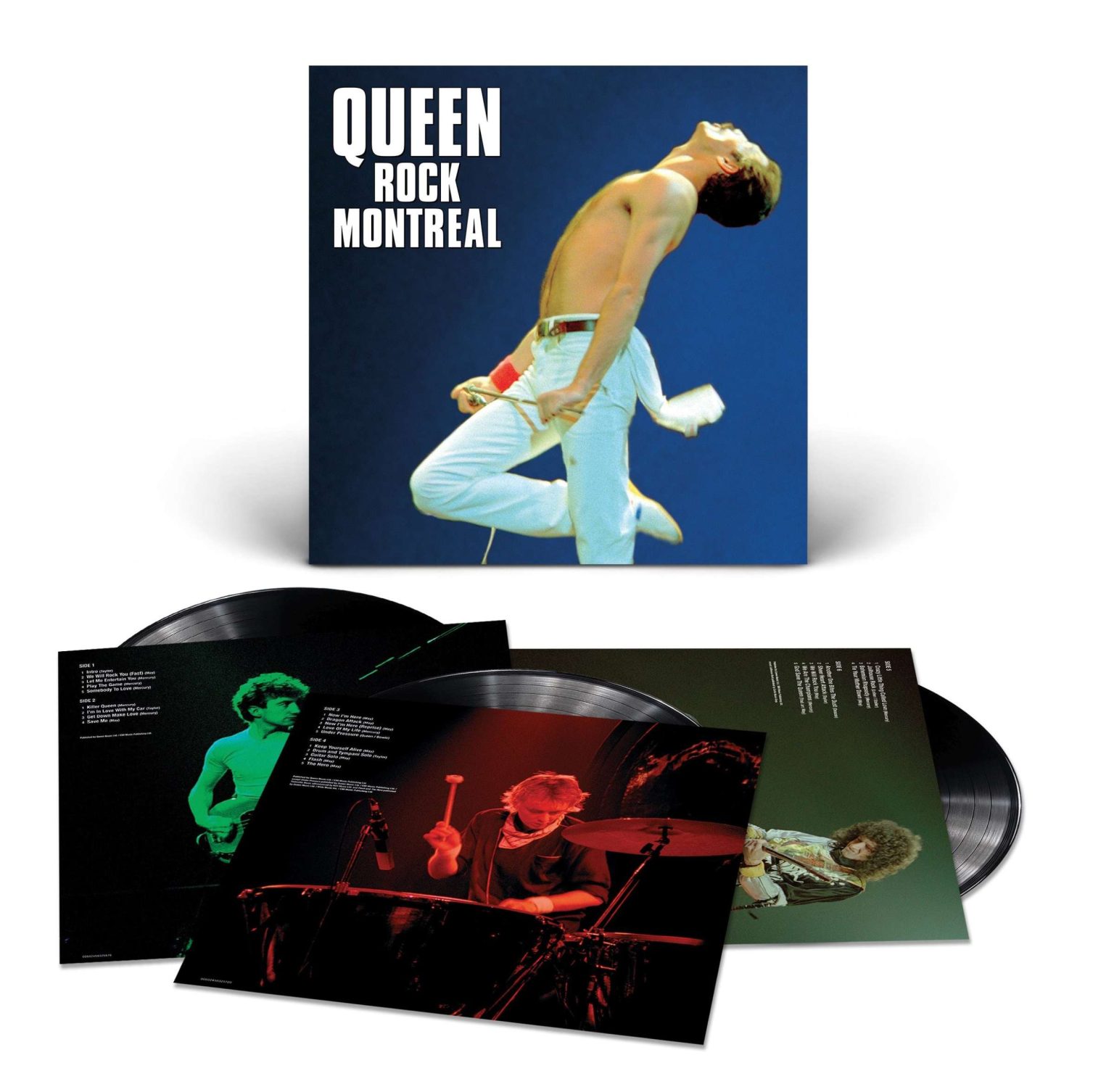 Okładka płyty winylowej artysty Queen o tytule Queen Rock Montreal