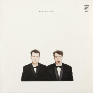Okładka płyty winylowej artysty Pet Shop Boys o tytule Actually