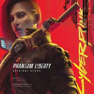 Okładka płyty winylowej o tytule Cyberpunk 2077 Cyberpunk 2077: Phantom Liberty