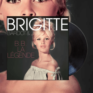 Okładka płyty winylowej artysty Brigitte Bardot o tytule B.B. La Legende